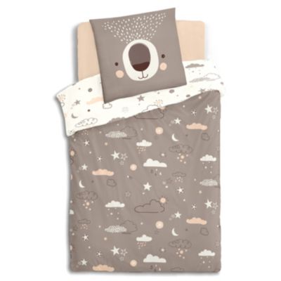 Parure de lit Ours (140x200 cm - Beige)