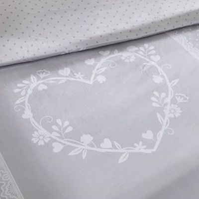 PARURE DE LIT TODAY - HOUSSE DE COUETTE 240X260 + 2 TAIES D OREILLER 63X63 - 100% COTON 57 fils - Constance