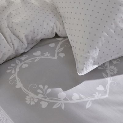 PARURE DE LIT TODAY - HOUSSE DE COUETTE 240X260 + 2 TAIES D OREILLER 63X63 - 100% COTON 57 fils - Constance