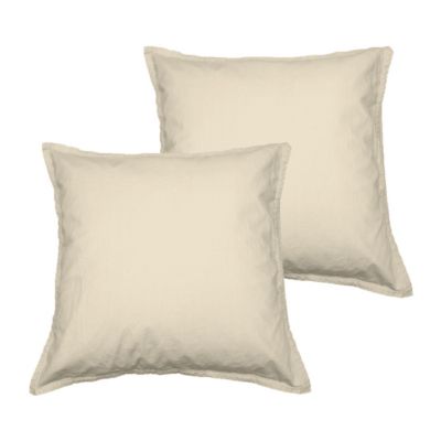 Parure housse de couette 140x200 cm avec 2 taies 65x65 cm en coton Ficelle STUDIO