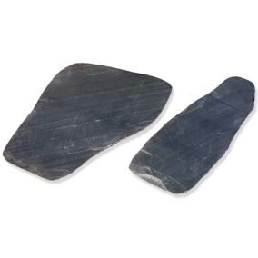 Pas Japonais Ardoise grand format irrégulier Ep. +/-3 cm (Lot de 15) - RO'MA Nature