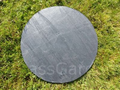 Pas Japonais Ardoise Rond 40 cm - Pack de 10 pièces