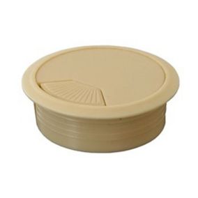 Passe câble Diall plastique beige Ø60 mm