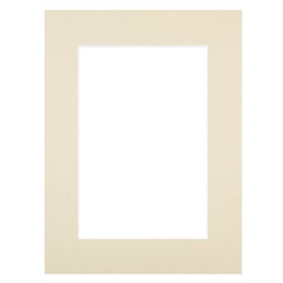 Passe-partout beige 50x70 cm ouverture 40x50 cm Fabriqué en France
