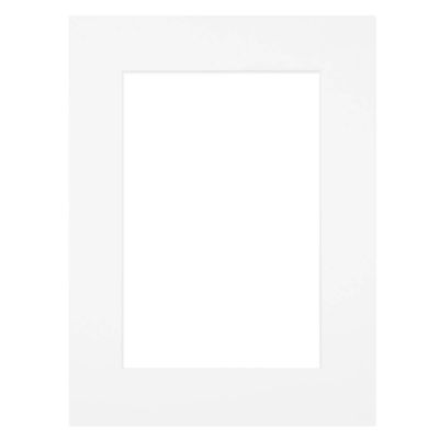 Passe-partout blanc 30x40 cm ouverture 24x30 cm Fabriqué en France