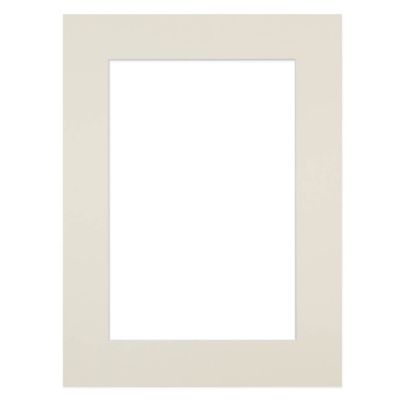 Passe-partout blanc cassé 50x70 cm ouverture 40x60 cm Fabriqué en France