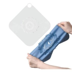 Passoire à Cheveux pour Évier de Vidange 2 Pièces de Couverture de Drain de Douche en Silicone AttrapeCheveux