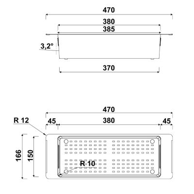 Passoire évier colander Luisina en inox