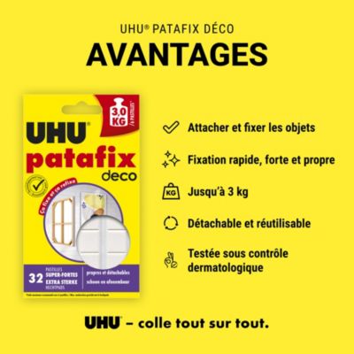 Pastille UHU Patafix Home déco, 32 pièces