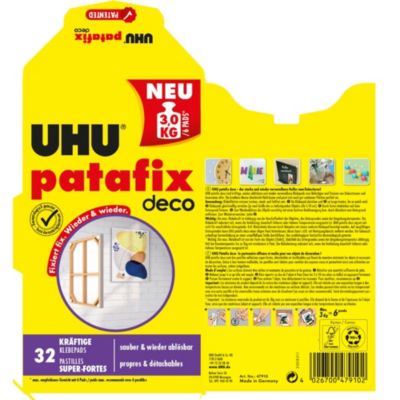 Pastille UHU Patafix Home déco, 32 pièces