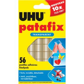 Pastille UHU Patafix transparent, 56 pièces