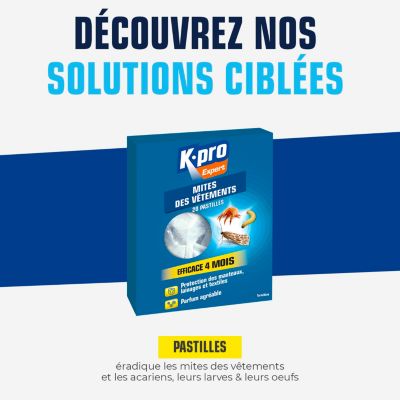 Pastilles anti-mites et larves 375 g