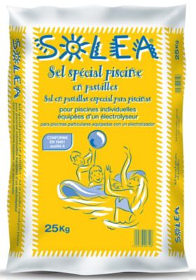 Pastilles de Sel Solea 25kg pour Piscine