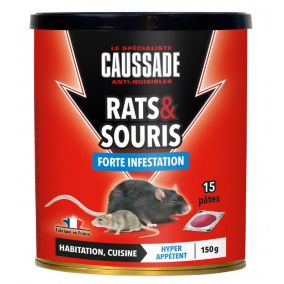 Pat'Appat anti-souris et rat Caussade 15 pâtes