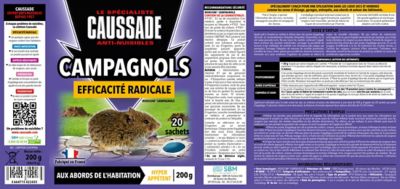 Pat'appat campagnol Caussade (20 sachets)