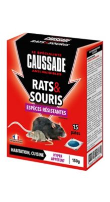 Appât en pate rouge rats et souris 150g Subito - Provence Outillage
