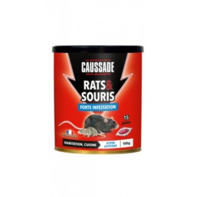 Pack Anti-Rat & Souris 150g + Boite d'appât Souris