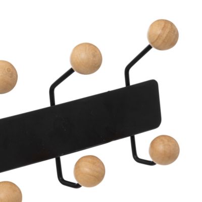 Patère 10 têtes bois/metal - 5five