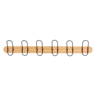 Patère 6 têtes bois/métal - 5Five
