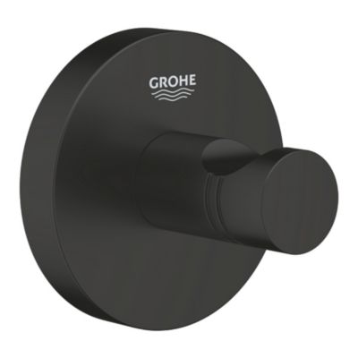 Patère murale GROHE Start noir mat