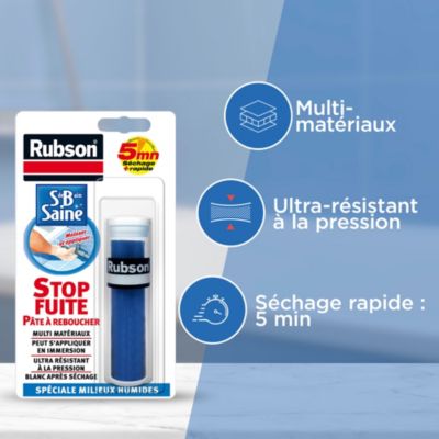 Pâte à reboucher Rubson Salle de bain Saine Stop fuite 64g
