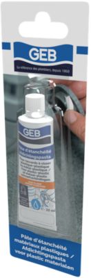 Pâte d'étanchéité GEB pour plastiques ou raccords métal/plastique en tube de 20 ml