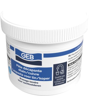 Pâte décapante étain/cuivre GEB pot 75ml