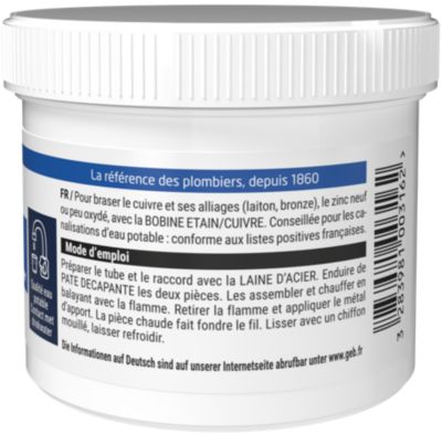 Pâte décapante étain/cuivre GEB pot 75ml