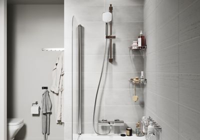 Patère 2 têtes Koros chrome GoodHome