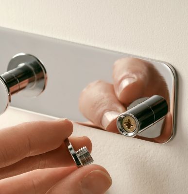 Patère 2 têtes Koros chrome GoodHome