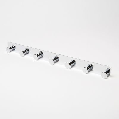 Patère 7 têtes Koros chrome GoodHome