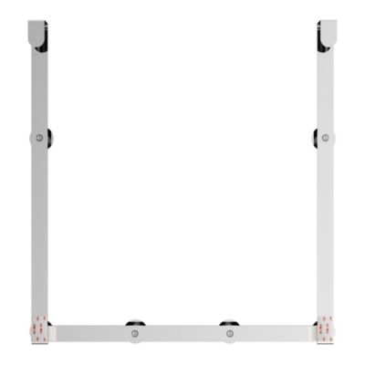 Patère de porte 6 têtes en acier inoxydable chromé Cavally GoodHome