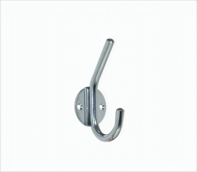Patère en acier chromé à fixer 1 tête Bar Plus