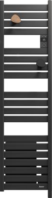 Patère galet anthracite pour sèche-serviettes Sauter