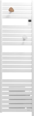 Patère galet blanc pour sèche-serviettes Sauter