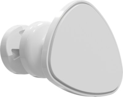 Patère galet blanc pour sèche-serviettes Sauter