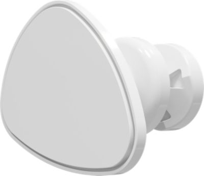 Patère galet blanc pour sèche-serviettes Sauter