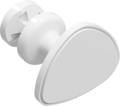 Patère galet blanc pour sèche-serviettes Sauter
