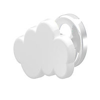 Patère magnétique 1 tête forme de nuage Delonghi coloris blanc