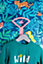 Patère murale 1 tête triangle Cime métal rose