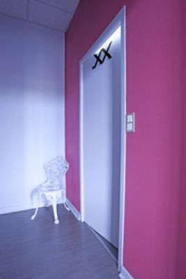 Patère murale 3 têtes zigzag Cime réversible métal noir