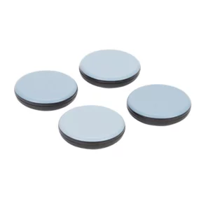 Patin auto-adhésifs Diall 65 mm x 4, noir + gris/bleu