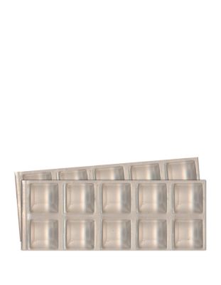 Patin bumper antichoc carré transparent Scotch 13 x 13 mm, lot de 10