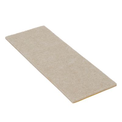 Patin en feutre auto-adhésifs Diall 215 x 80 mm x 1, beige