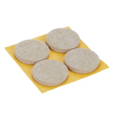 Patin en feutre auto-adhésifs Diall 34 mm x 4, beige