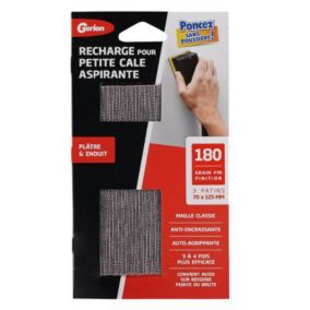 Patin pour petite cale aspirante grain fin, 3 pièces