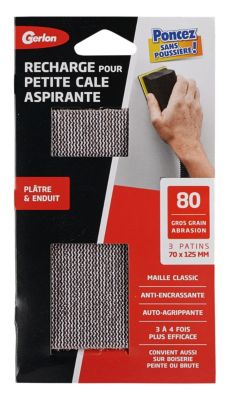 Patin pour petite cale aspirante gros grain, 3 pièces