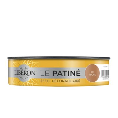 Patine boiseries Libéron effet métallisé or riche 0,15L