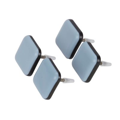 Patins à clouer PTFE Diall 37 x 37 mm, 4 pièces