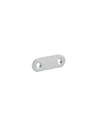 Patte d'assemblage, 40x15mm, bouts ronds, acier zingué - THIRARD